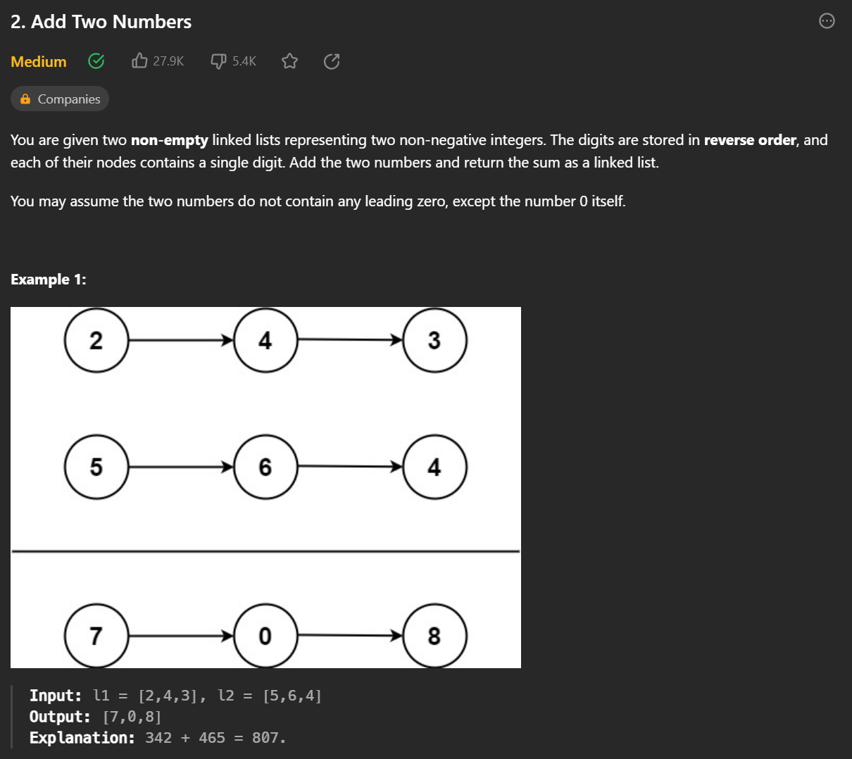 leetcode-2-add-two-numbers