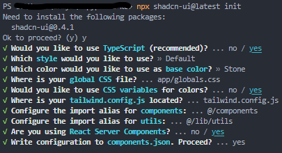 [Next.js] Shadcn/ui를 곁들인 Next.js 설치