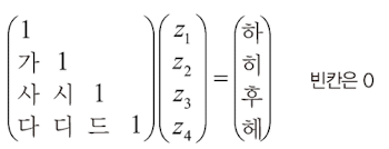 하삼각행렬