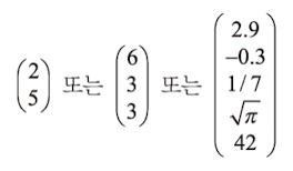 벡터 예시