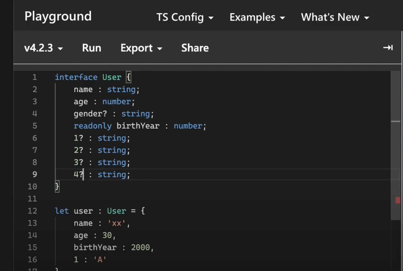TIL - typescript 기본문법 정리