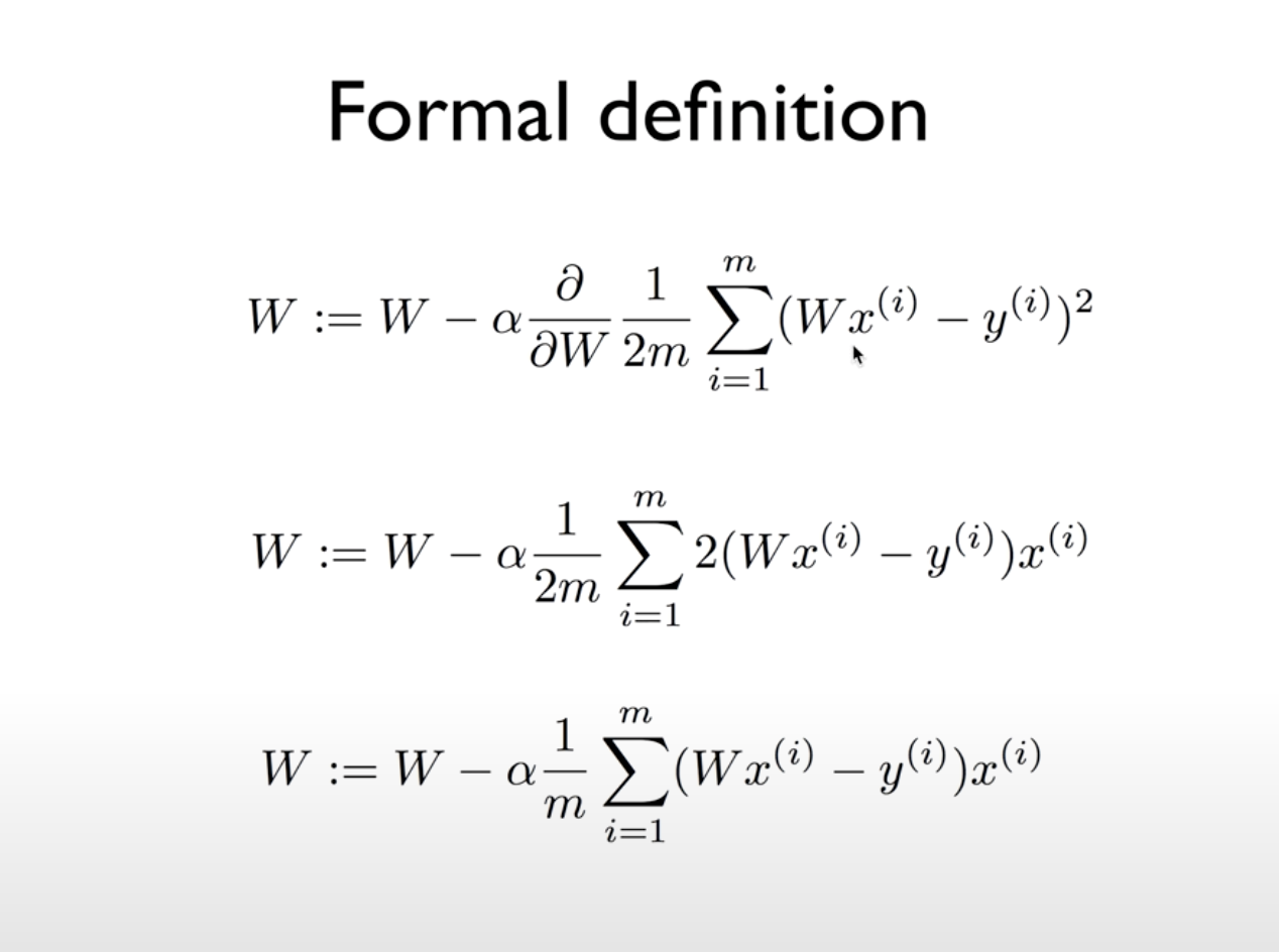 Machien Learning Formula Machine Learning Basic - (theory)