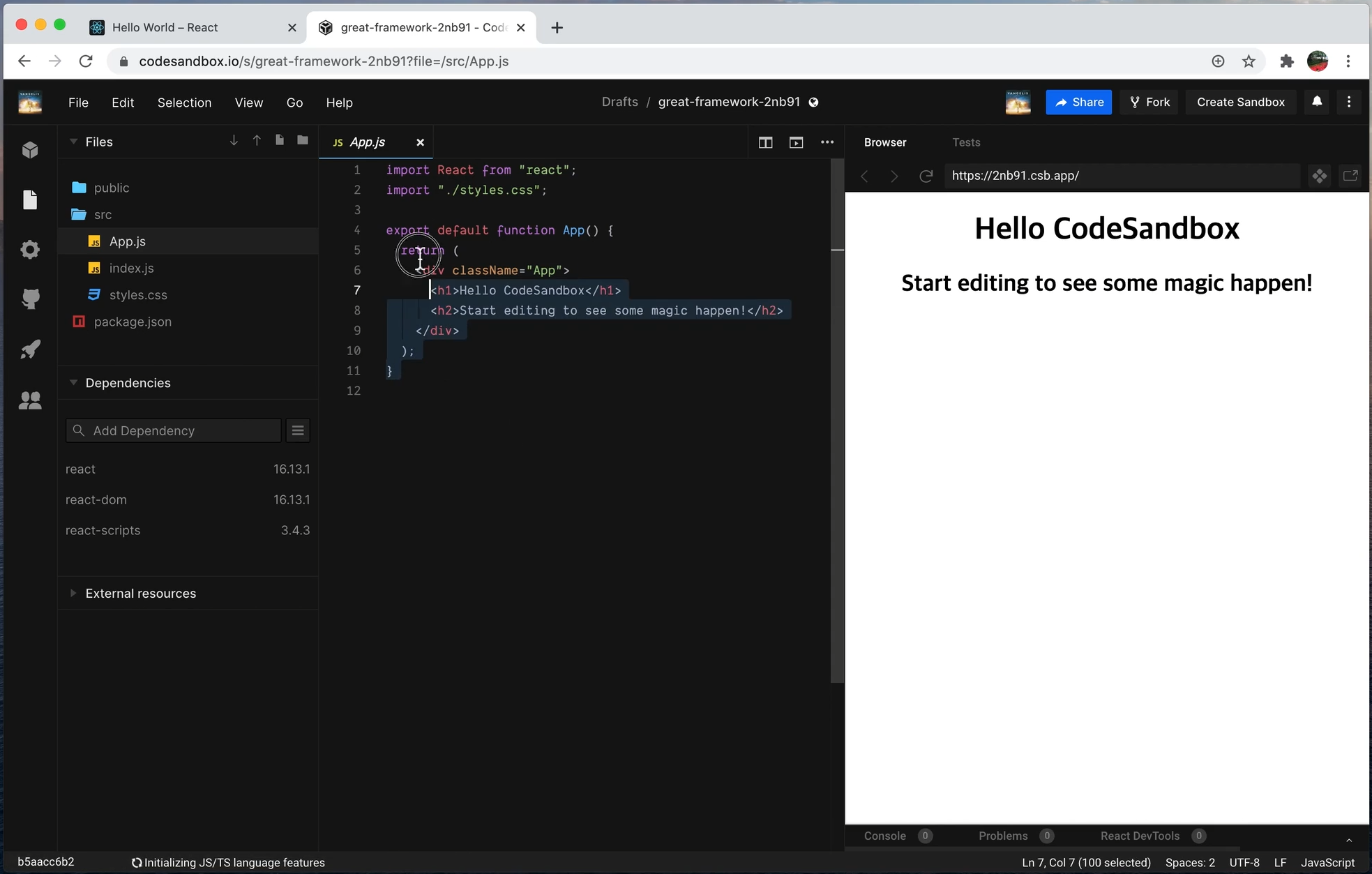 Week 12 S8, React-Part1 #1