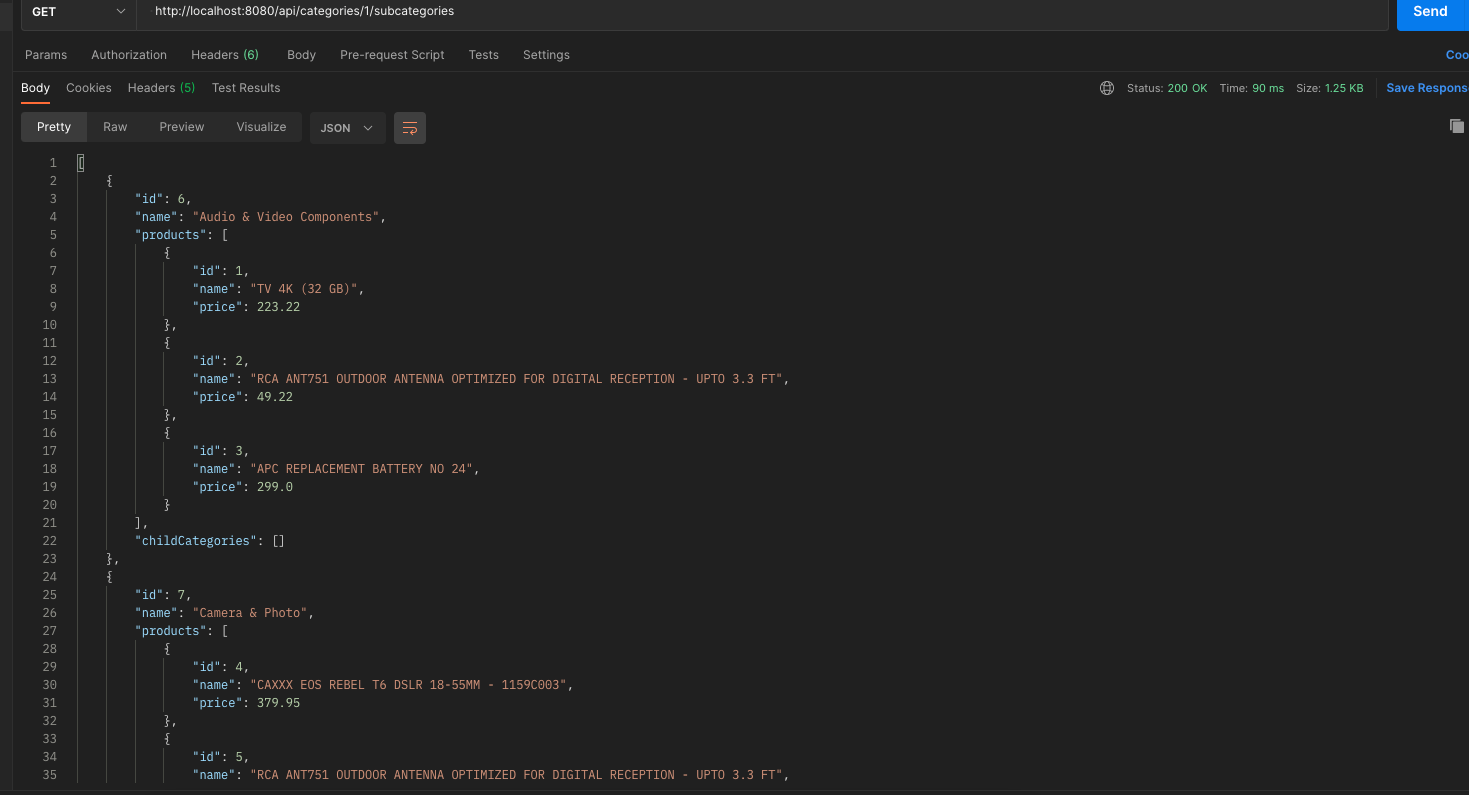Web Framework) Simple eCommerce Application