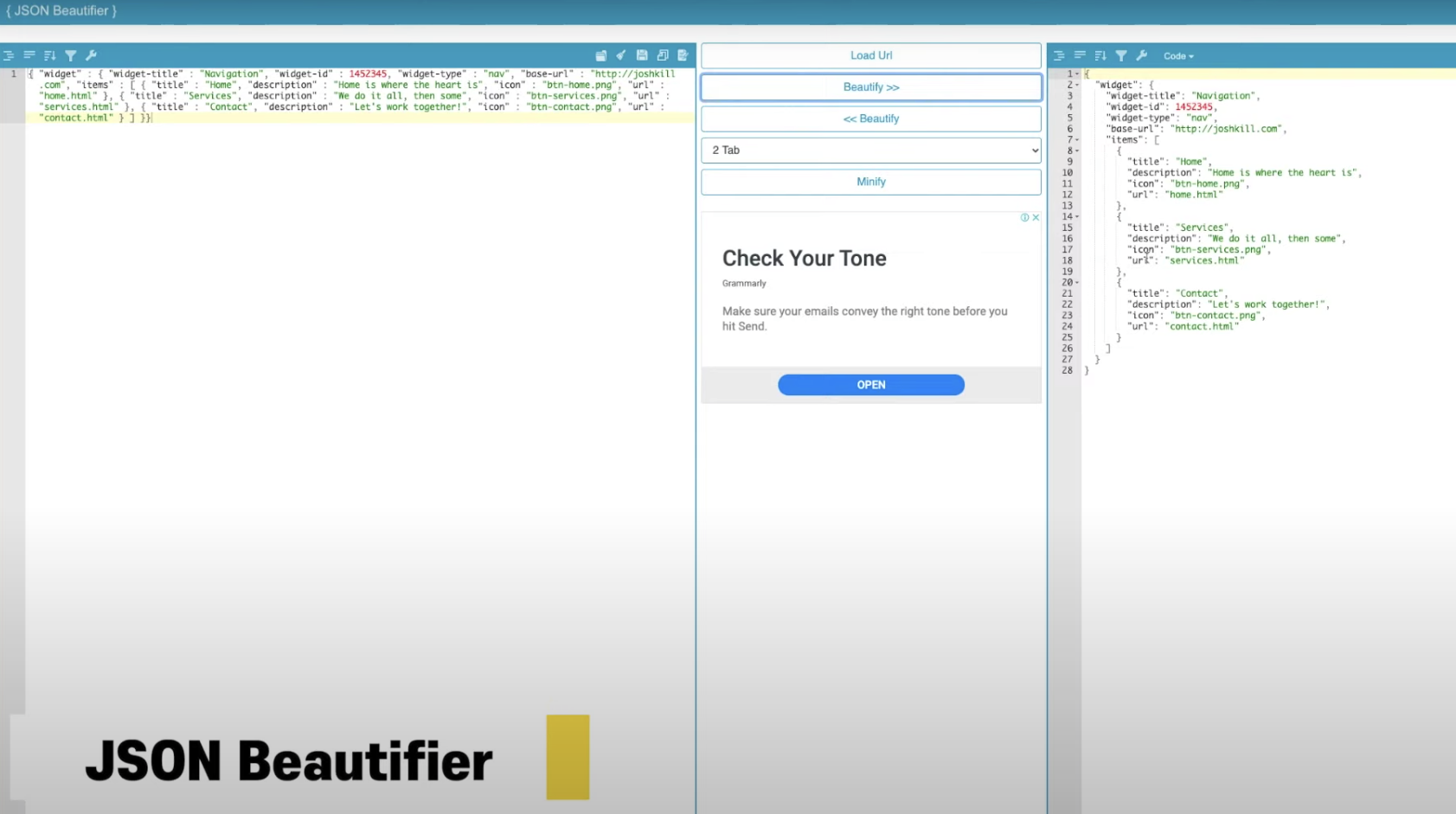 JSON 개념 정리 와 활용방법 및 유용한 사이트 공유 JavaScript JSON
