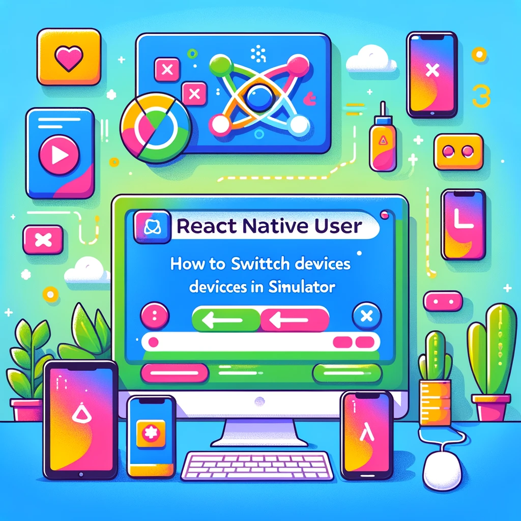 시뮬레이터에서 디바이스 변경하기