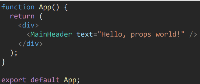 React / Props