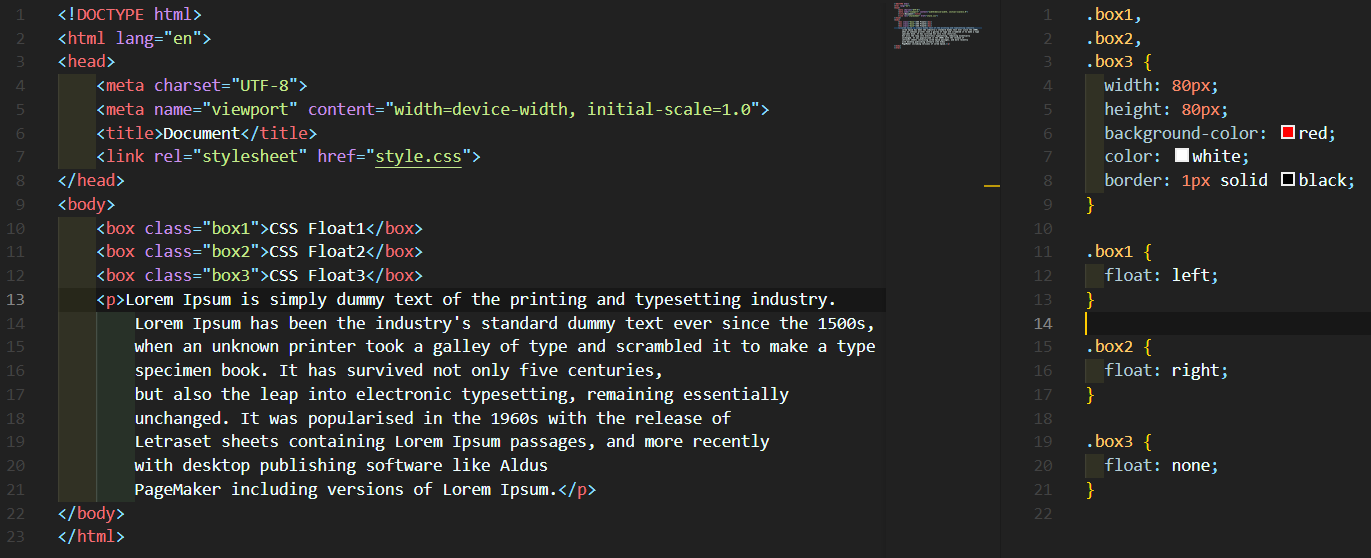 CSS Making Layouts (Floats)