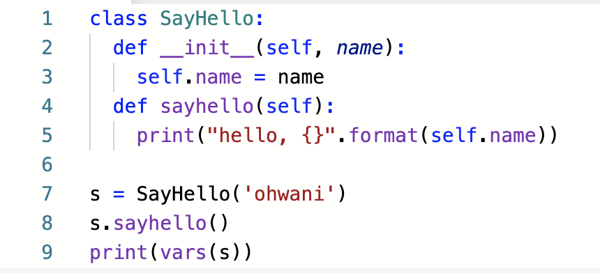 [python] Class