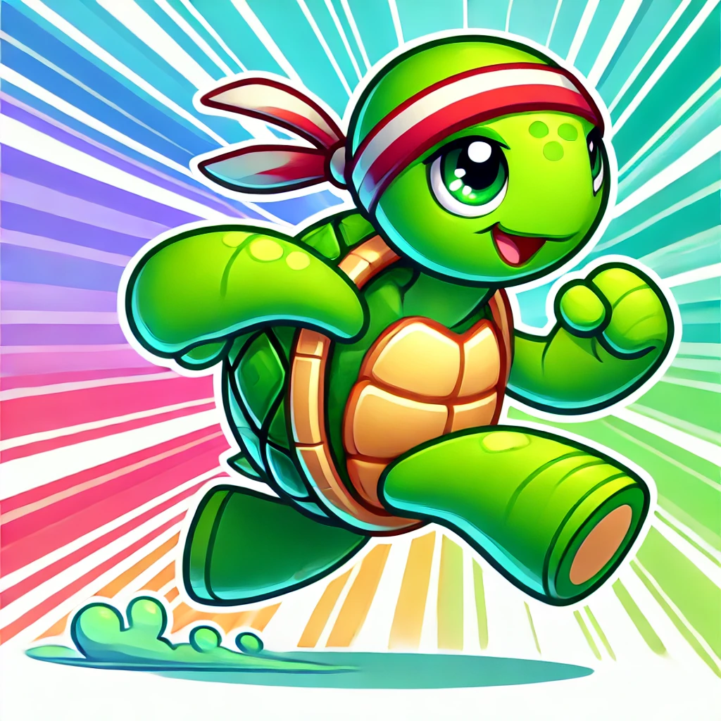 [프로젝트] 🐢 Turtle Run Game - Python 터틀 그래픽(Turtle Graphic) 게임 제작 image.