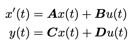 ssm - continuous time invariant system