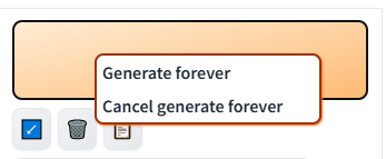 Geberate forever