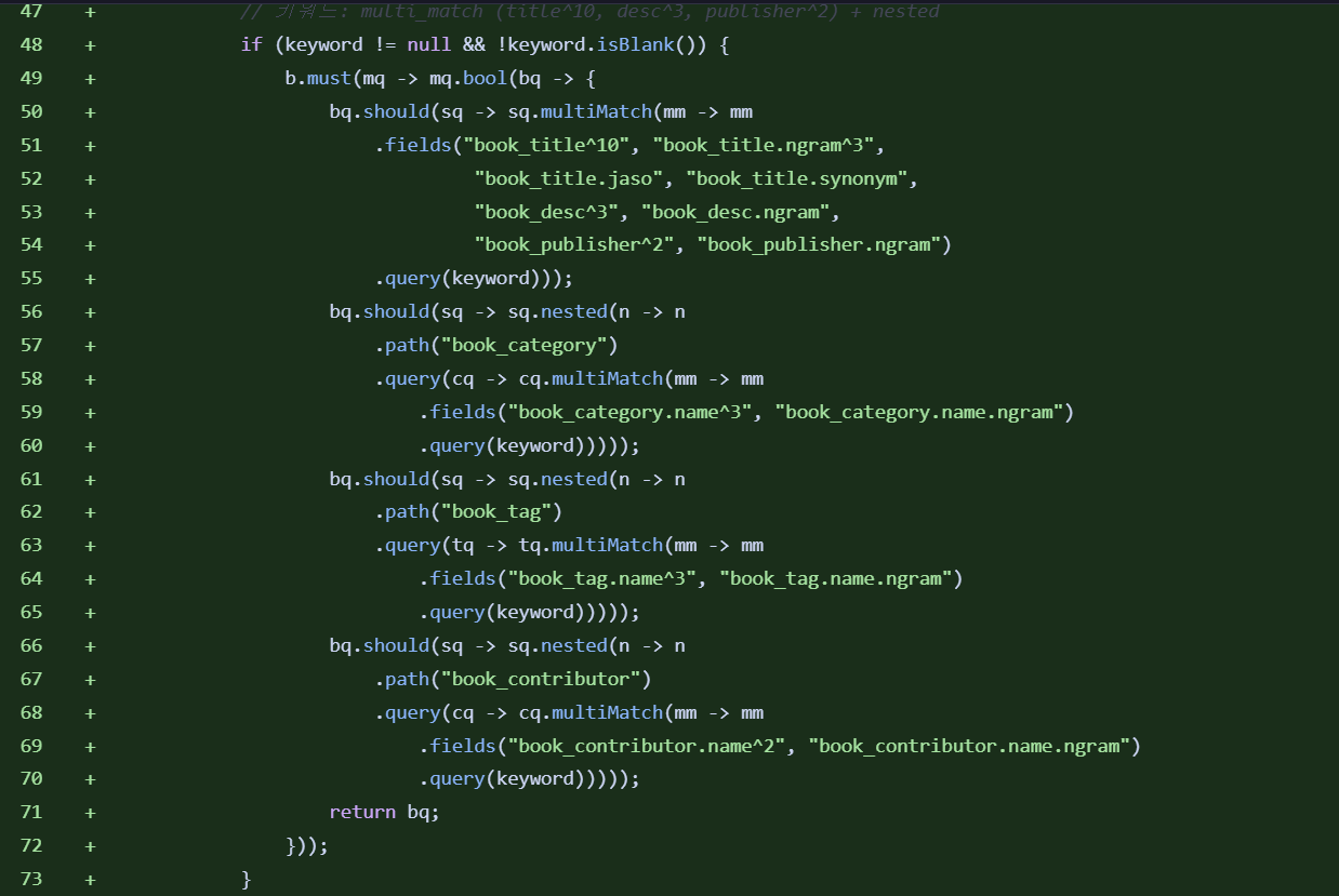 Repository After 중반 — multi_match + nested