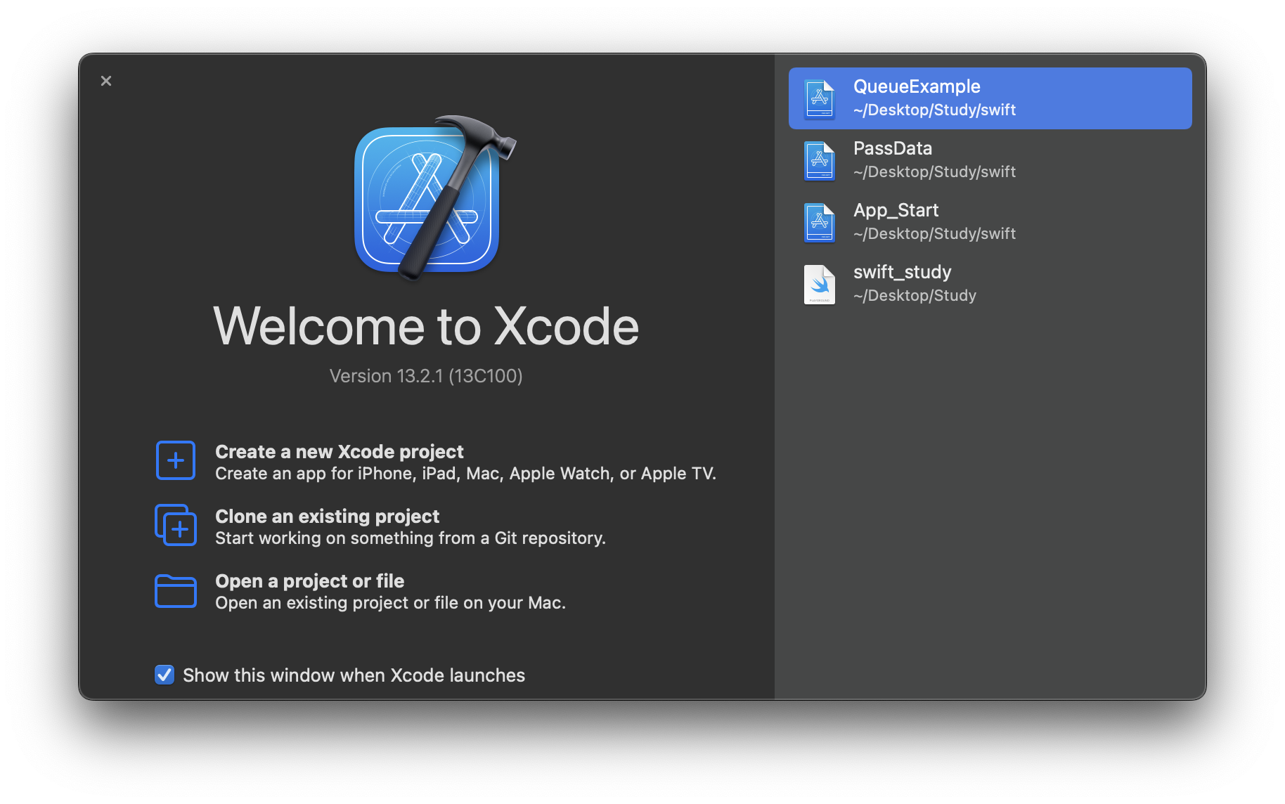 xcode 에서 ios 개발하기 위한 기본적인 사용방법