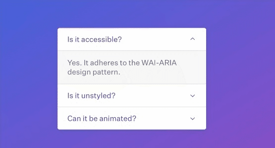 출처 : [https://www.radix-ui.com/docs/primitives/components/accordion](https://www.radix-ui.com/docs/primitives/components/accordion)