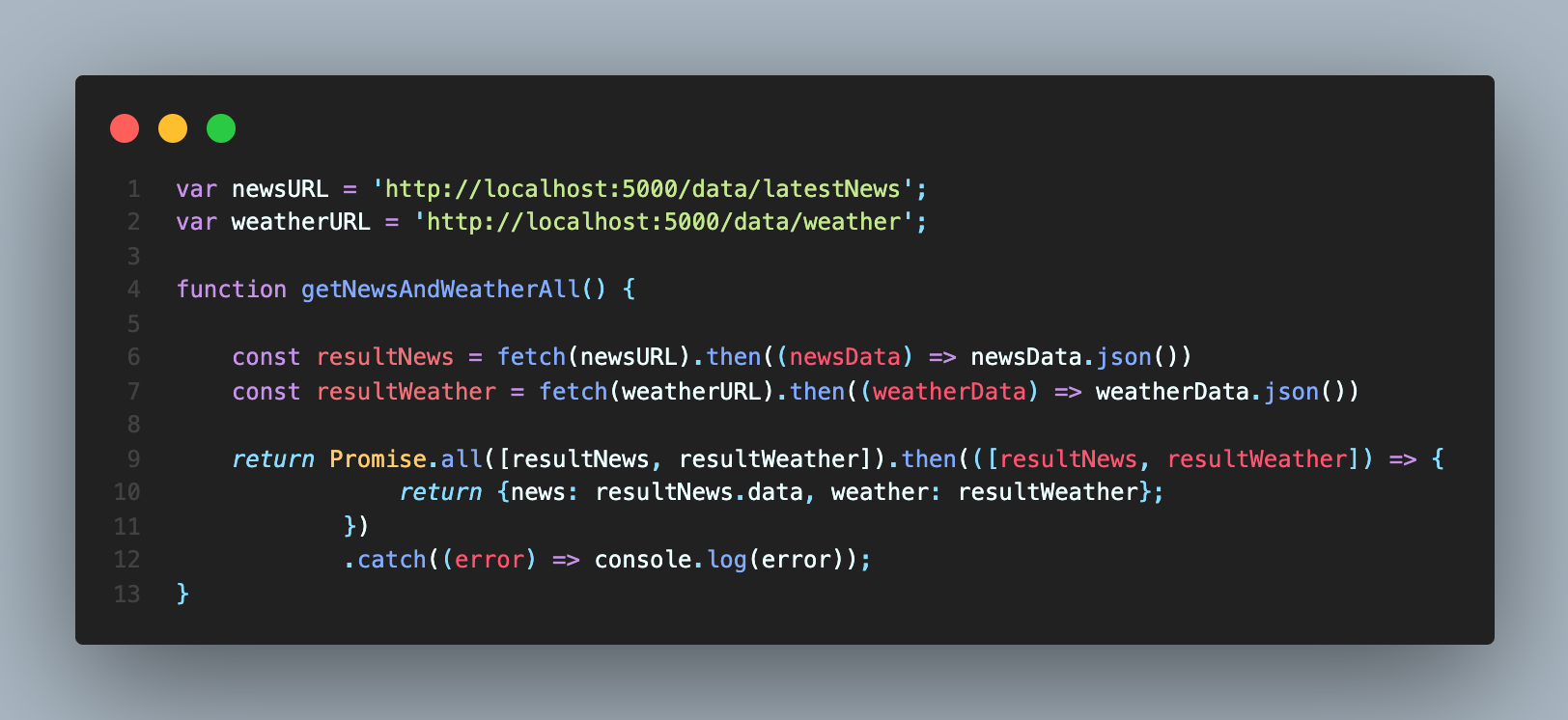 [TIL : 20] fetch API