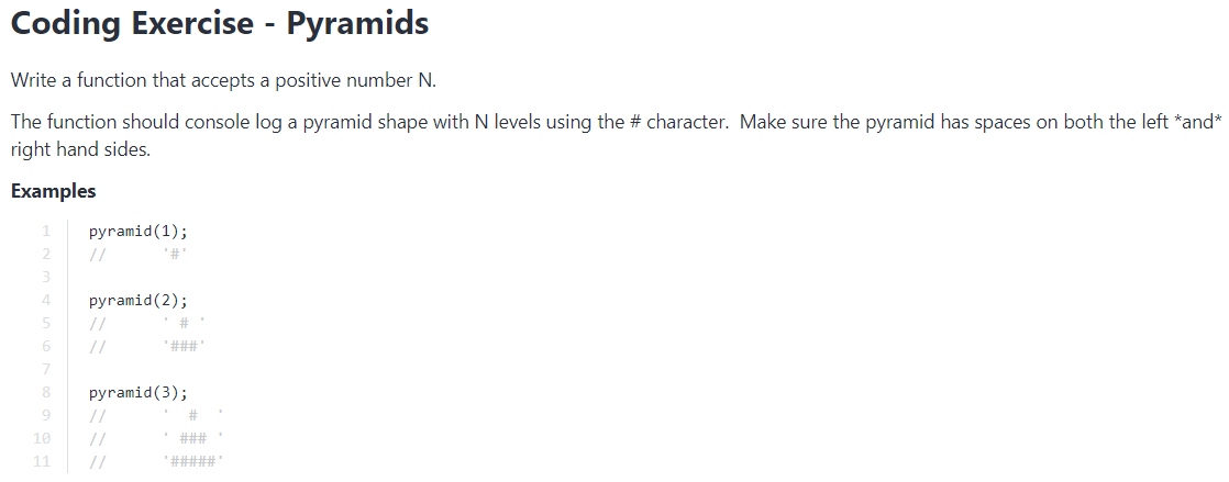 [Algorithms] 10. Pyramids