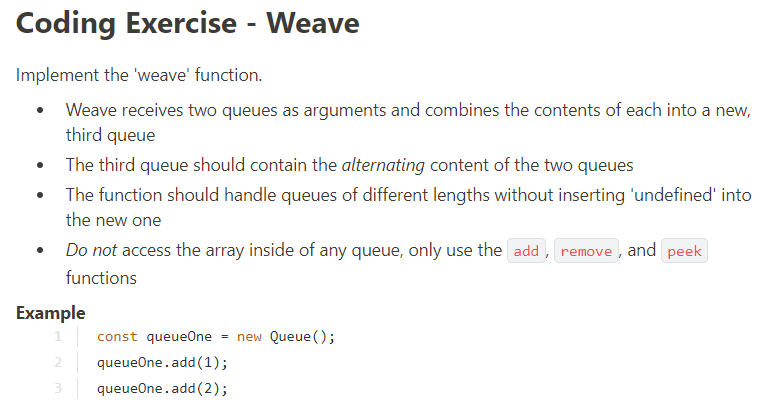 [Algorithms] 15. Weave