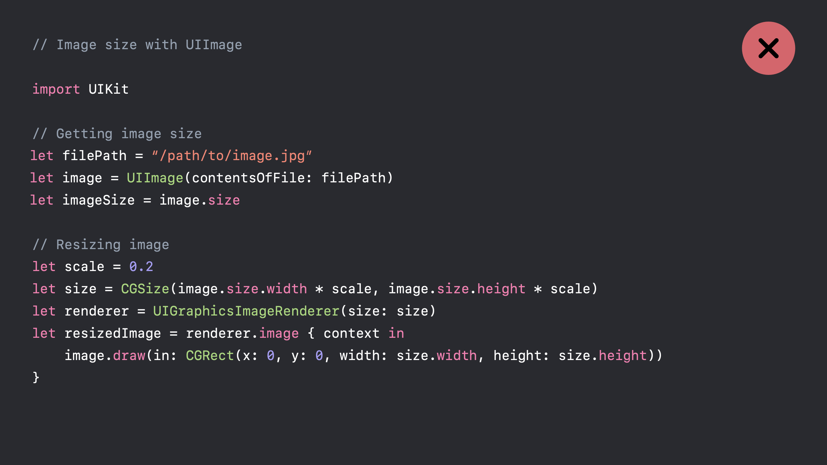 downsampling - bad example