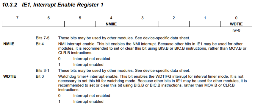 [MSP430] Watchdog Timer+ (WDT+)