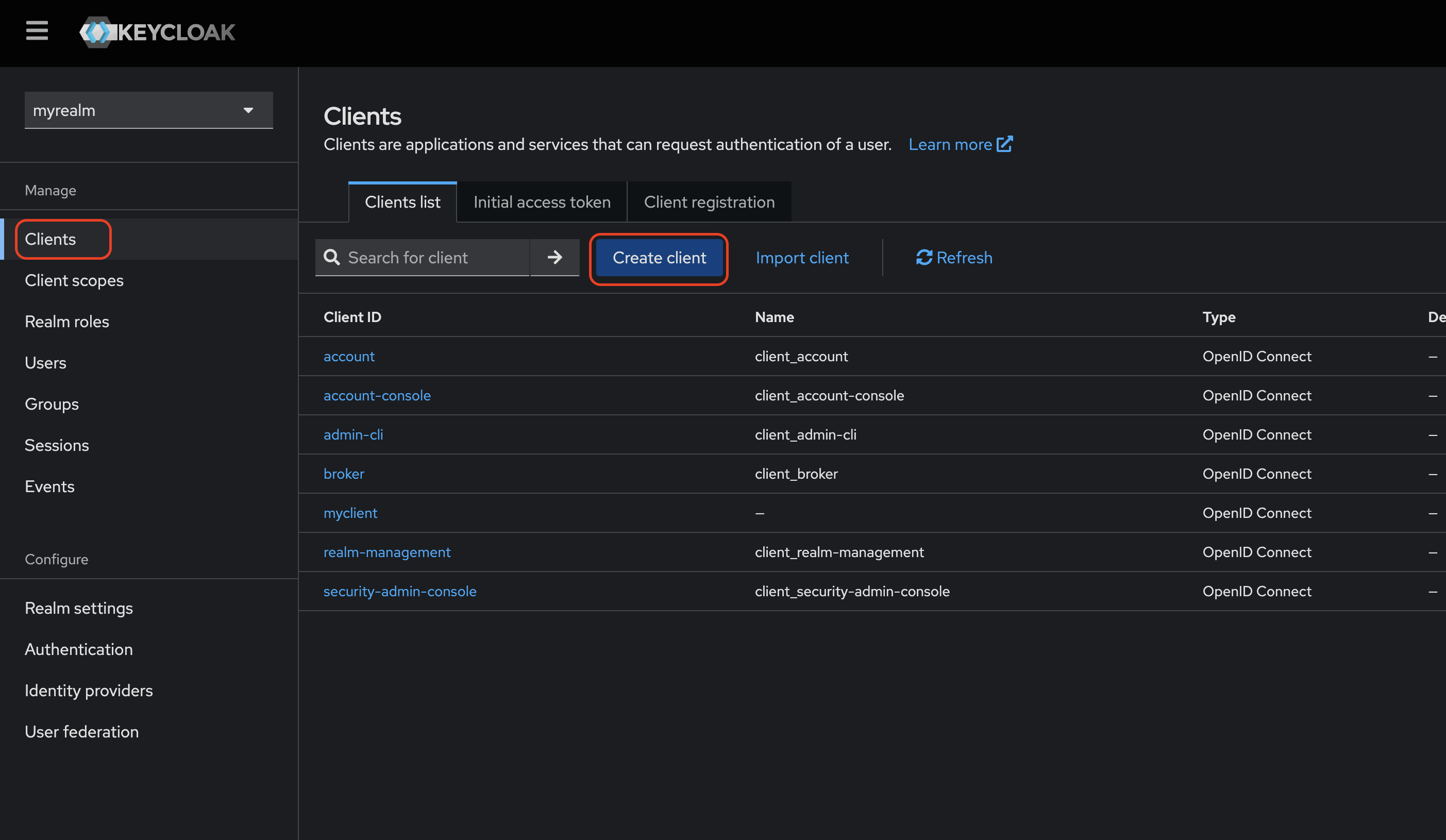 Keycloak [2] - Client 생성