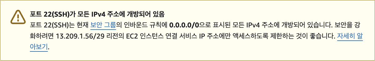 Warning Message