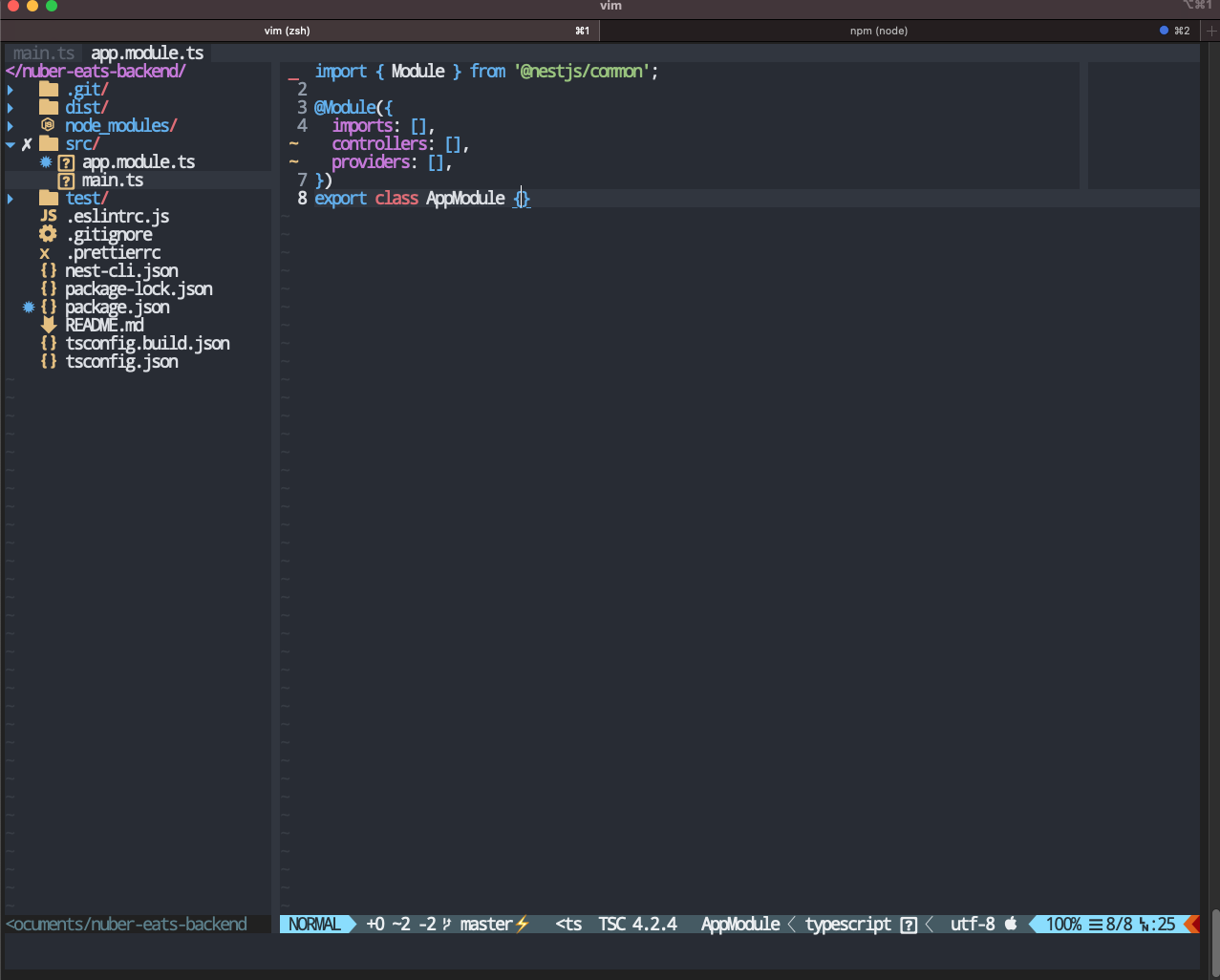 Nestjs + react Day1