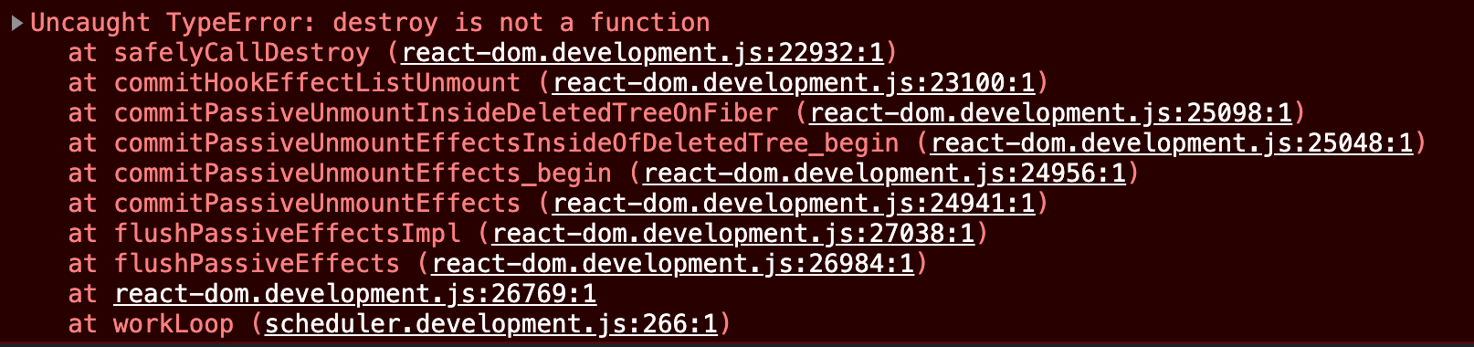 typeerror parser.destructuring assignment properties for is not a function