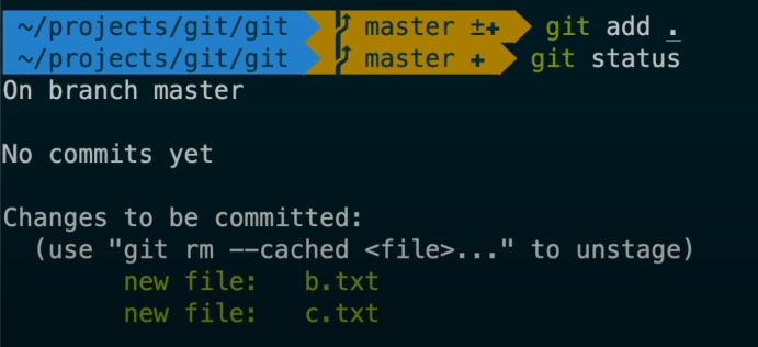 git add/gitignore