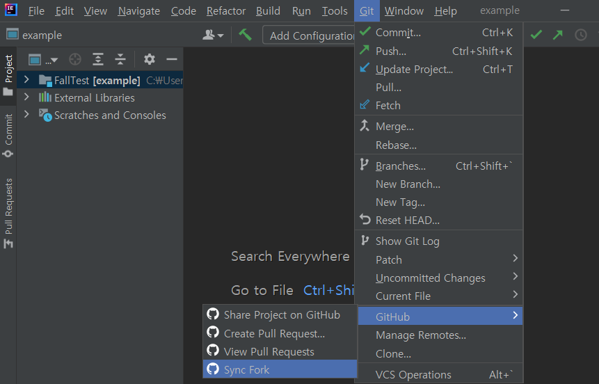 IntelliJ Git 
