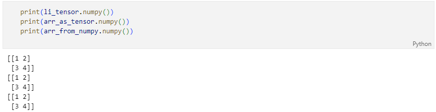 PyTorch - Tensor 다루기