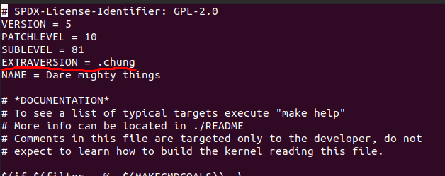 Linux kernel version 변경