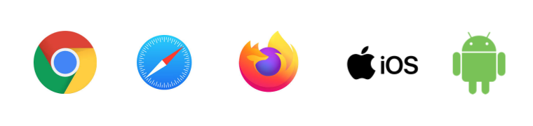 여러 브라우저 아이콘