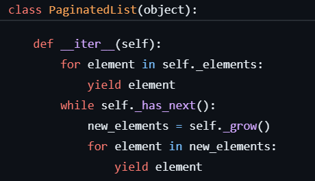 함수 중 __iter__() 함수의 내용