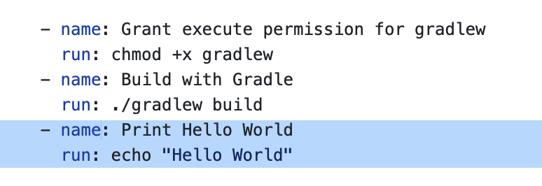 Github Actions 으로 Android CI/CD 구축한 썰 만들어보기 [2. Hello World]
