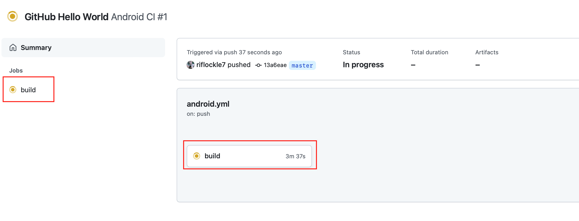Github Actions 으로 Android CI/CD 구축한 썰 만들어보기 [2. Hello World]