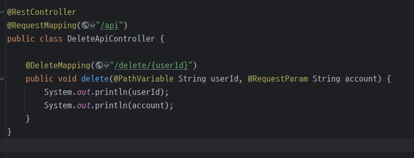 [Spring]DELETE API 사용하기