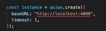 Axios - Custom Instance, Interceptor
