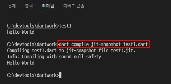 Dart Compile, Interpreter, JIT