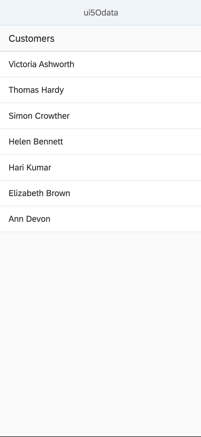 Tutorial 12. Using OData
