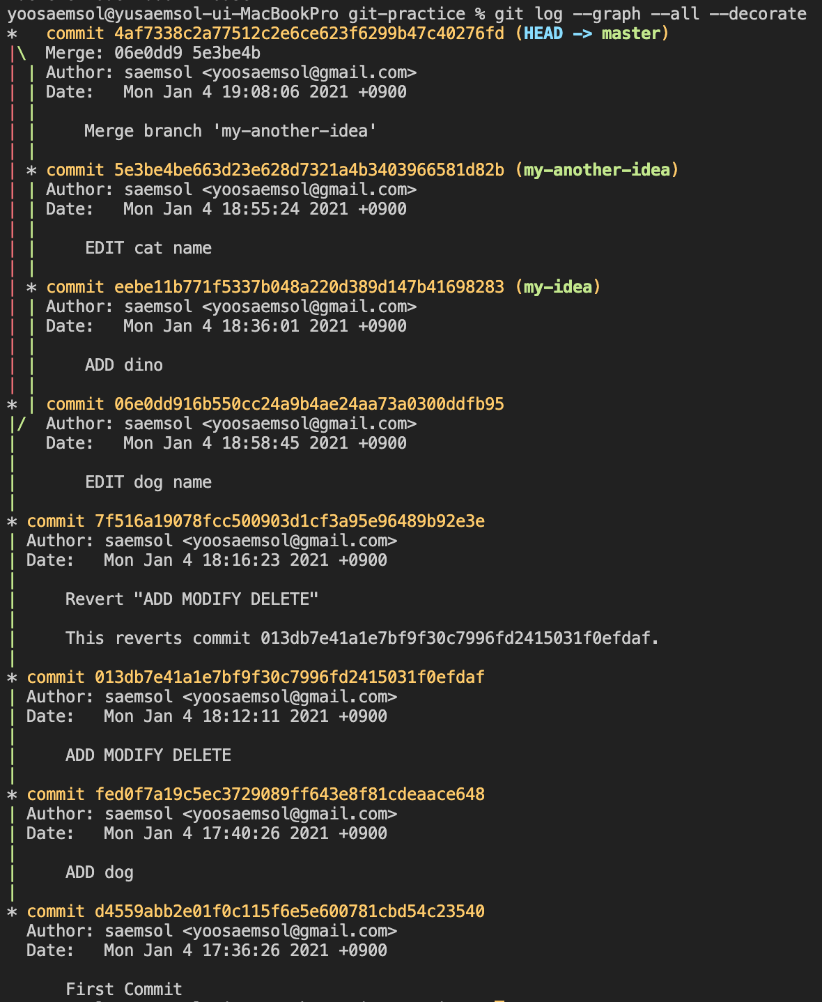 TIL 32 | Git - local