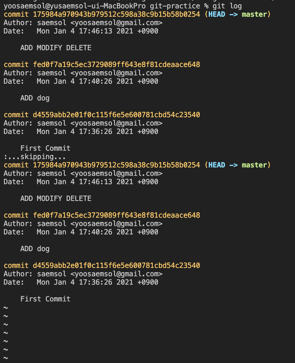 TIL 32 | Git - local