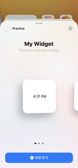 [iOS] WidgetKit