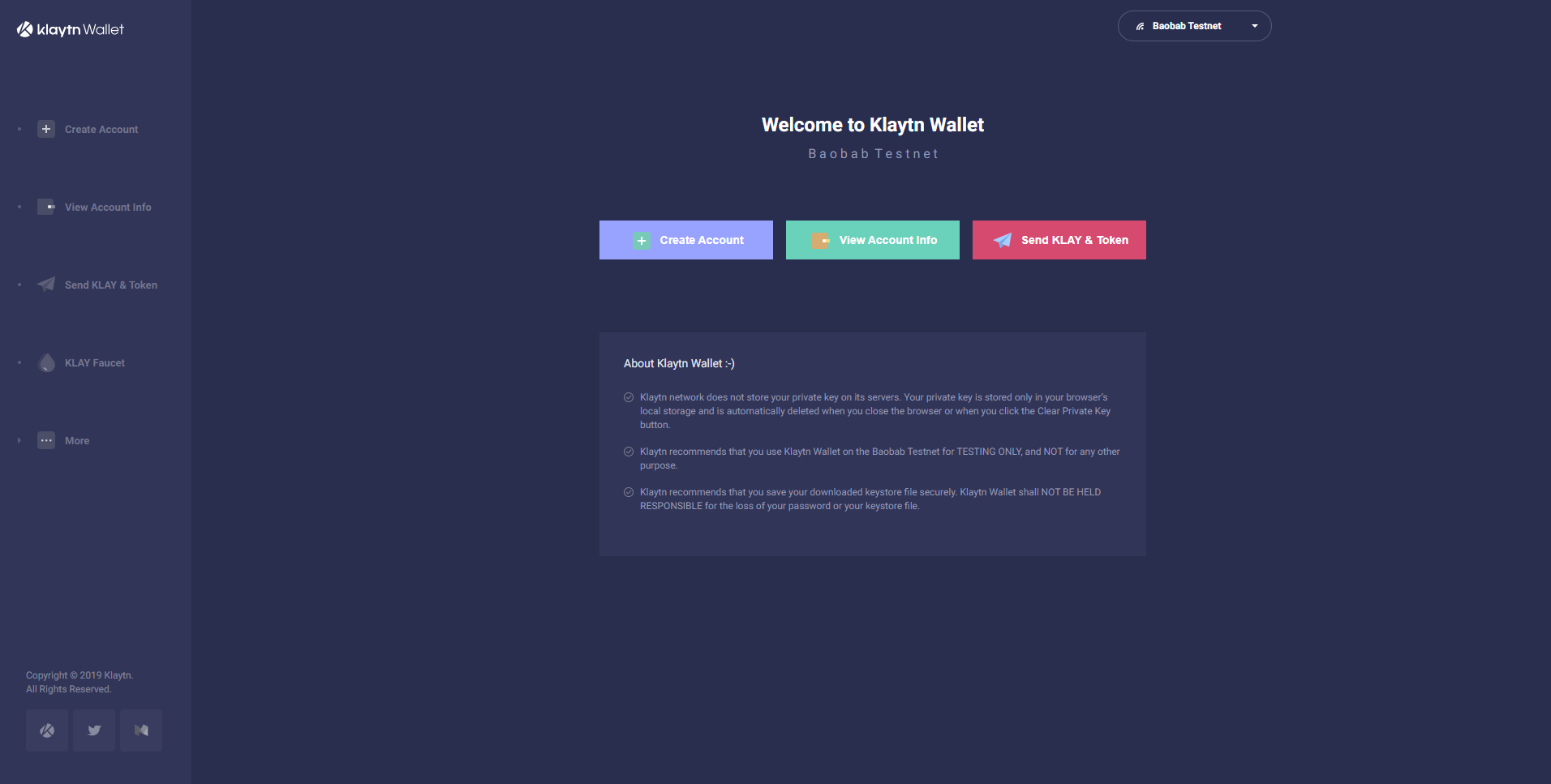 Baobab Testnet