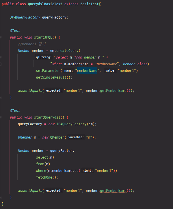 JPQL vs Querydsl