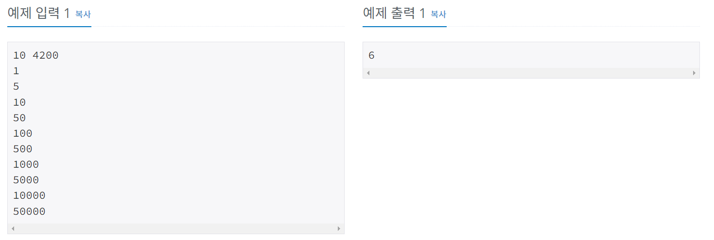[백준/11047] - 동전 0