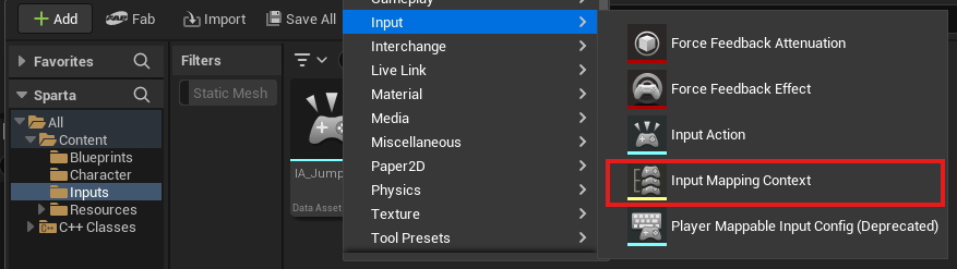 [언리얼 C++] Enhanced Input System