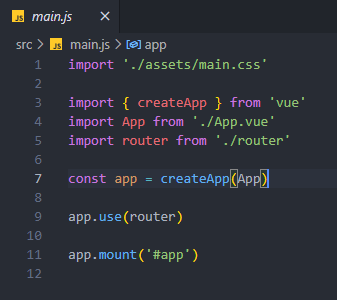Project Vue Router Router