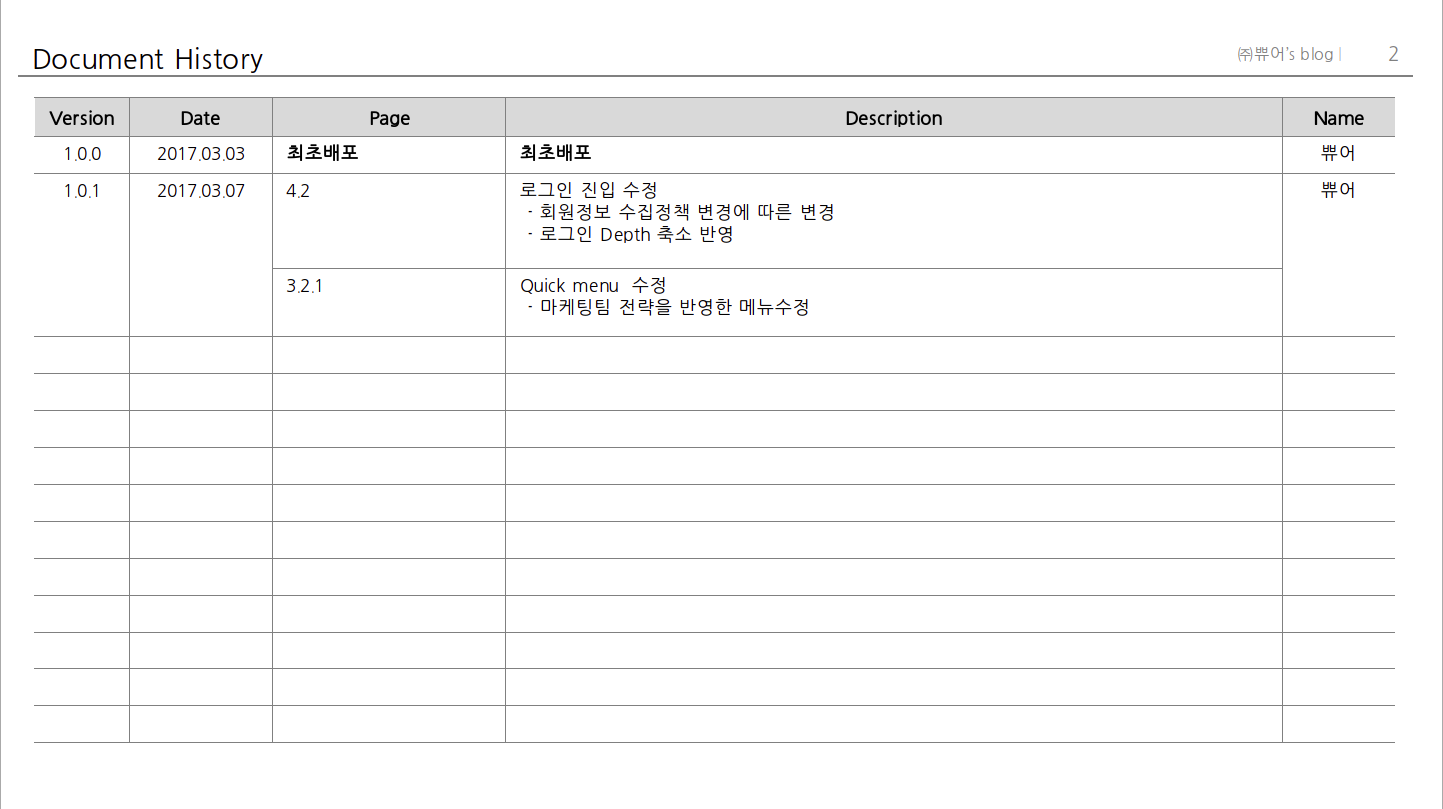 기획서 표지 예시2