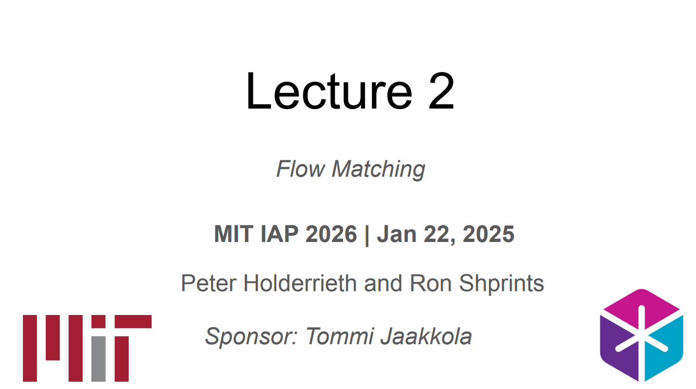 Introduction to Flow Matching and Diffusion Models #02 Flow Matching